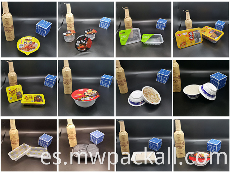Máquina para hacer alimentos para niños Máquina automática de llenado y sellado de vasos de papel de plástico con control digital de vasos